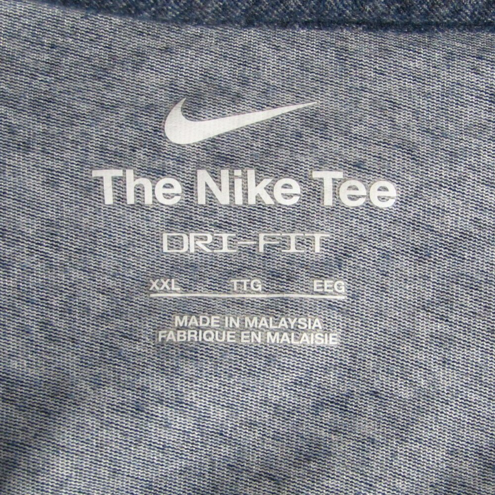 Nike | T-Shirt | Short Sleeve | Blue | Men's | XXL | Like New - Picture 3 of 3